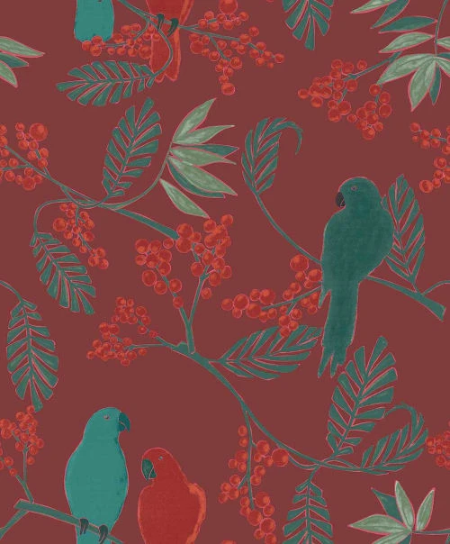 Hexoa Papiers Peints Papier Peint Jungle Et Perroquets 53x1000cm 5 Hexoa Papiers Peints Papier Peint Jungle Et Perroquets 53x1000cm – Image 3