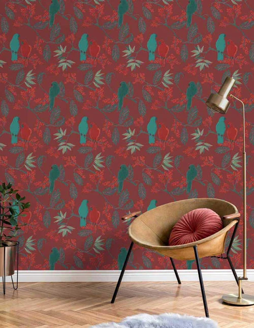 Hexoa Papiers Peints Papier Peint Jungle Et Perroquets 53x1000cm 3 Hexoa Papiers Peints Papier Peint Jungle Et Perroquets 53x1000cm