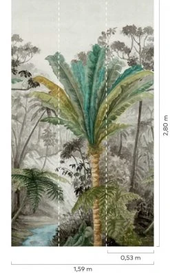 Pêle-mêle photos Soldes -Pêle-mêle photos Soldes papier peint l ile au palmier 53x840cm 1