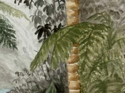 Hexoa Papiers Peints Papier Peint L'île Au Palmier 53x840cm -Pêle-mêle photos Soldes papier peint l ile au palmier 53x840cm 2