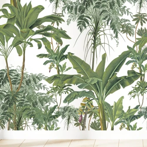 Yeda Design Papiers Peints Papier Peint Motifs Bananiers Blanc 255x260cm 4 Yeda Design Papiers Peints Papier Peint Motifs Bananiers Blanc 255x260cm – Image 2