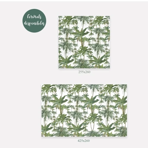 Yeda Design Papiers Peints Papier Peint Motifs Bananiers Blanc 255x260cm 5 Yeda Design Papiers Peints Papier Peint Motifs Bananiers Blanc 255x260cm – Image 3