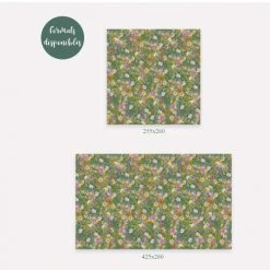 Yeda Design Papiers Peints Papier Peint Motifs Fleuris Blanc Vert 425x260cm -Pêle-mêle photos Soldes papier peint motifs fleuris blanc vert 425x260cm 2