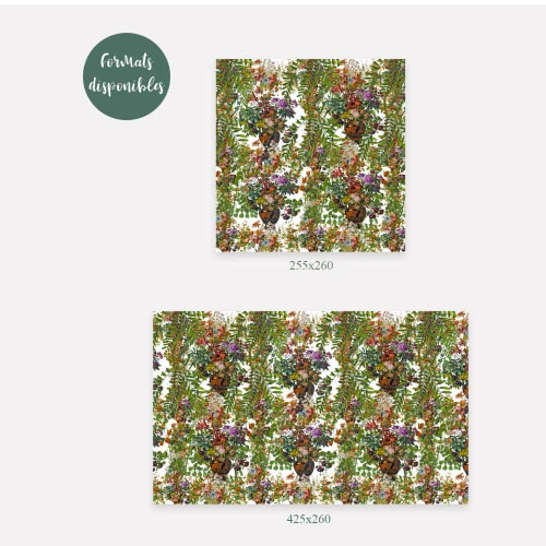 Yeda Design Papiers Peints Papier Peint Motifs Fleurs Feuillage Blanc 255x260cm 5 Yeda Design Papiers Peints Papier Peint Motifs Fleurs Feuillage Blanc 255x260cm – Image 3