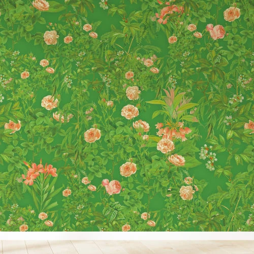 Yeda Design Papiers Peints Papier Peint Motifs Fleurs Rose Vert 425x260cm 3 Yeda Design Papiers Peints Papier Peint Motifs Fleurs Rose Vert 425x260cm