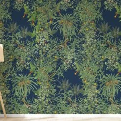 Yeda Design Papiers Peints Papier Peint Motifs Tropical Palmier Noir 255x260cm