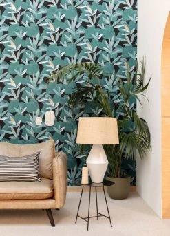 Hexoa Papiers Peints Papier Peint Mural Emeraude 53x840cm