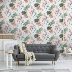 Julien MacDonald Papiers Peints Papier Peint Oiseaux Utopia Multicolore 1005x52cm