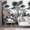 Hexoa Papiers Peints Papier Peint Palmae Noir Et Blanc 53x840cm 1 Hexoa Papiers Peints Papier Peint Palmae Noir Et Blanc 53x840cm -Pêle-mêle photos Soldes papier peint palmae noir et blanc 53x840cm