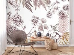 Le Grand Cirque Papiers Peints Papier Peint Panoramique Adhésif Orée Du Bois Terracotta 3m50x2m50