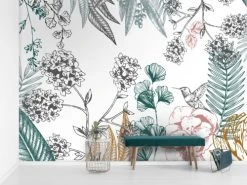 Le Grand Cirque Papiers Peints Papier Peint Panoramique Adhésif Orée Du Bois Vert Forêt 3m50x2m50