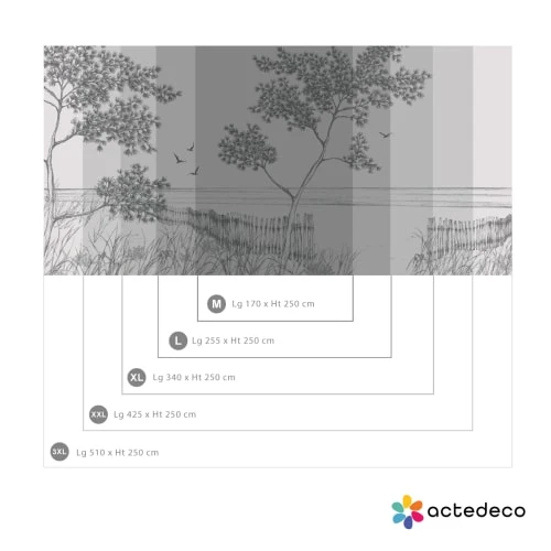 Acte Deco Papiers Peints Papier Peint Panoramique Balade En Bord De Mer - 250x255 7 Acte Deco Papiers Peints Papier Peint Panoramique Balade En Bord De Mer - 250x255 – Image 5