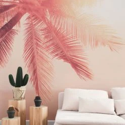 Acte Deco Papiers Peints Papier Peint Panoramique Blurry Red - 250x170