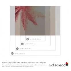 Acte Deco Papiers Peints Papier Peint Panoramique Blurry Red - 250x340 -Pêle-mêle photos Soldes papier peint panoramique blurry red 250x340 3