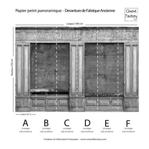 Ciment Factory Papiers Peints Papier Peint Panoramique Devanture De Fabrique Ancienne 270x390cm 6 Ciment Factory Papiers Peints Papier Peint Panoramique Devanture De Fabrique Ancienne 270x390cm – Image 4