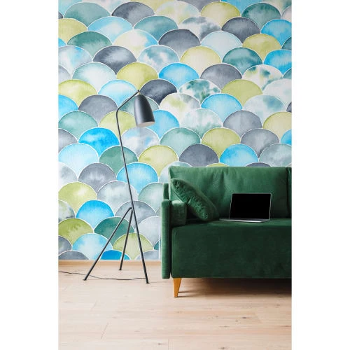 Acte Deco Papiers Peints Papier Peint Panoramique écailles - 250x425 4 Acte Deco Papiers Peints Papier Peint Panoramique écailles - 250x425 – Image 2