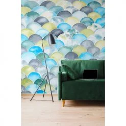 Acte Deco Papiers Peints Papier Peint Panoramique écailles - 250x510 -Pêle-mêle photos Soldes papier peint panoramique ecailles 250x510 2