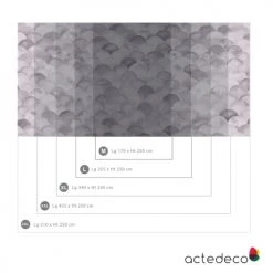 Acte Deco Papiers Peints Papier Peint Panoramique écailles Monochrome - 250x170 -Pêle-mêle photos Soldes papier peint panoramique ecailles monochrome 250x170 3