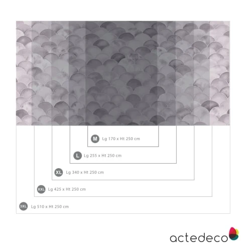 Acte Deco Papiers Peints Papier Peint Panoramique écailles Monochrome - 250x510 5 Acte Deco Papiers Peints Papier Peint Panoramique écailles Monochrome - 250x510 – Image 3
