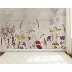 Lé Papiers De Ninon Papiers Peints Papier Peint Panoramique En Papier Beige 384x270 -Pêle-mêle photos Soldes papier peint panoramique en papier beige 384x270 4