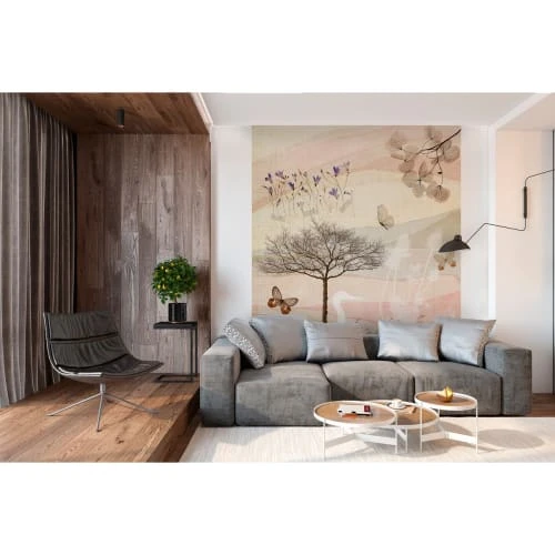 Lé Papiers De Ninon Papiers Peints Papier Peint Panoramique En Papier Beige Clair 192x275 5 Lé Papiers De Ninon Papiers Peints Papier Peint Panoramique En Papier Beige Clair 192x275 – Image 3