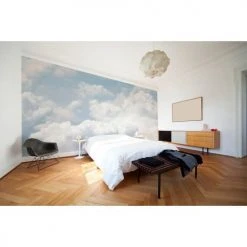 Lé Papiers De Ninon Papiers Peints Papier Peint Panoramique En Papier Bleu Ciel 432x280 -Pêle-mêle photos Soldes papier peint panoramique en papier bleu ciel 432x280 3