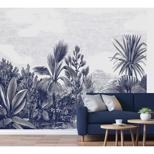 Lé Papiers De Ninon Papiers Peints Papier Peint Panoramique En Papier Bleu Marine 336x290 4 Lé Papiers De Ninon Papiers Peints Papier Peint Panoramique En Papier Bleu Marine 336x290 – Image 2