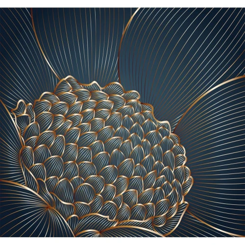 Lé Papiers De Ninon Papiers Peints Papier Peint Panoramique En Papier Bleu Nuit 288x270 4 Lé Papiers De Ninon Papiers Peints Papier Peint Panoramique En Papier Bleu Nuit 288x270 – Image 2