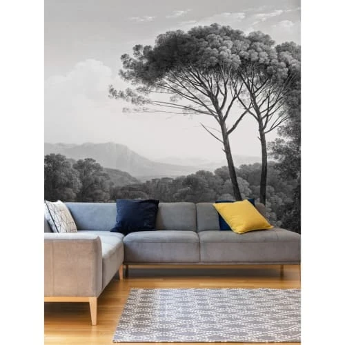 Lé Papiers De Ninon Papiers Peints Papier Peint Panoramique En Papier Gris 270x240 4 Lé Papiers De Ninon Papiers Peints Papier Peint Panoramique En Papier Gris 270x240 – Image 2