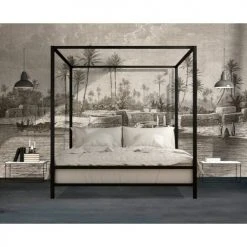 Lé Papiers De Ninon Papiers Peints Papier Peint Panoramique En Papier Marron FoncÃ© 432x300 -Pêle-mêle photos Soldes papier peint panoramique en papier marron foncac 432x300 3