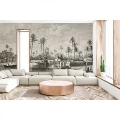 Lé Papiers De Ninon Papiers Peints Papier Peint Panoramique En Papier Marron FoncÃ© 432x300 -Pêle-mêle photos Soldes papier peint panoramique en papier marron foncac 432x300 5