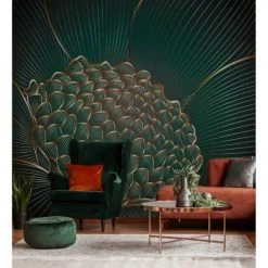 Lé Papiers De Ninon Papiers Peints Papier Peint Panoramique En Papier Multicolore 270x288 -Pêle-mêle photos Soldes papier peint panoramique en papier multicolore 270x288 4