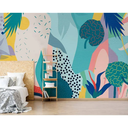 Lé Papiers De Ninon Papiers Peints Papier Peint Panoramique En Papier Multicolore 384x260 5 Lé Papiers De Ninon Papiers Peints Papier Peint Panoramique En Papier Multicolore 384x260 – Image 3