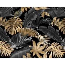 Lé Papiers De Ninon Papiers Peints Papier Peint Panoramique En Papier Noir 384x300