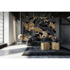 Lé Papiers De Ninon Papiers Peints Papier Peint Panoramique En Papier Noir 384x300 -Pêle-mêle photos Soldes papier peint panoramique en papier noir 384x300 3