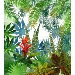 Lé Papiers De Ninon Papiers Peints Papier Peint Panoramique En Papier Vert 240x270 -Pêle-mêle photos Soldes papier peint panoramique en papier vert 240x270 4