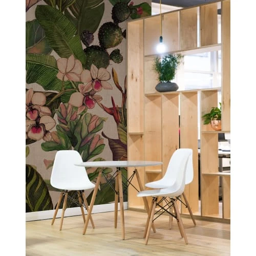 Lé Papiers De Ninon Papiers Peints Papier Peint Panoramique En Papier Vert Foncé 240x270 3 Lé Papiers De Ninon Papiers Peints Papier Peint Panoramique En Papier Vert Foncé 240x270