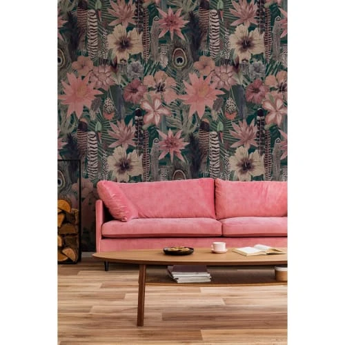 Lé Papiers De Ninon Papiers Peints Papier Peint Panoramique En Papier Vieux Rose 288x270 4 Lé Papiers De Ninon Papiers Peints Papier Peint Panoramique En Papier Vieux Rose 288x270 – Image 2