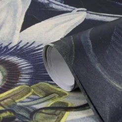 Art For The Home Papiers Peints Papier Peint Panoramique Fleurs De La Passion Bleu 280x200cm -Pêle-mêle photos Soldes papier peint panoramique fleurs de la passion bleu 280x200cm 4