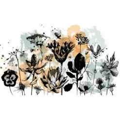 Acte Deco Papiers Peints Papier Peint Panoramique Fleurs Des Champs - 250x255 -Pêle-mêle photos Soldes papier peint panoramique fleurs des champs 250x255 2