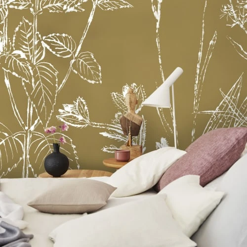 Art For The Home Papiers Peints Papier Peint Panoramique Fleurs Des Champs Kaki 280x300cm 3 Art For The Home Papiers Peints Papier Peint Panoramique Fleurs Des Champs Kaki 280x300cm