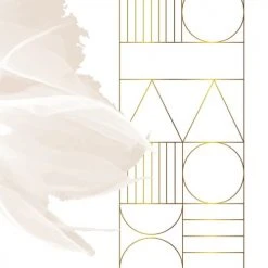 99Déco Papiers Peints Papier Peint Panoramique Graphique Floral 240x270cm Boho Chic -Pêle-mêle photos Soldes papier peint panoramique graphique floral 240x270cm boho chic 3