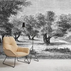 Ciment Factory Papiers Peints Papier Peint Panoramique Gravure Les Oliviers 390x270cm -Pêle-mêle photos Soldes papier peint panoramique gravure les oliviers 390x270cm 9