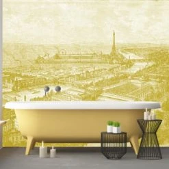 Ciment Factory Papiers Peints Papier Peint Panoramique Gravure Paris 1900 390x270cm -Pêle-mêle photos Soldes papier peint panoramique gravure paris 1900 390x270cm 20