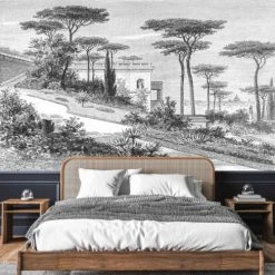 Ciment Factory Papiers Peints Papier Peint Panoramique Gravure Rome 390x270cm -Pêle-mêle photos Soldes papier peint panoramique gravure rome 390x270cm 2