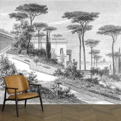 Ciment Factory Papiers Peints Papier Peint Panoramique Gravure Rome 390x270cm -Pêle-mêle photos Soldes papier peint panoramique gravure rome 390x270cm 4