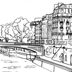 99Déco Papiers Peints Papier Peint Panoramique Illustration Paris 336x270cm -Pêle-mêle photos Soldes papier peint panoramique illustration paris 336x270cm 2