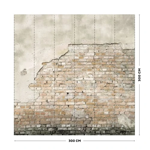 Art For The Home Papiers Peints Papier Peint Panoramique Intissé Dublin Pierres Gris Ocre 300x300cm 5 Art For The Home Papiers Peints Papier Peint Panoramique Intissé Dublin Pierres Gris Ocre 300x300cm – Image 3