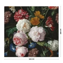 Art For The Home Papiers Peints Papier Peint Panoramique Intissé Fleurs Eloïse 300x280cm -Pêle-mêle photos Soldes papier peint panoramique intisse fleurs eloise 300x280cm 3