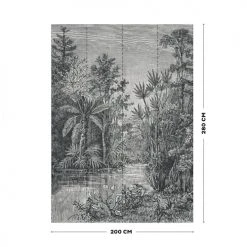 Art For The Home Papiers Peints Papier Peint Panoramique Intissé Jungle Gris 200x280cm 11 Art For The Home Papiers Peints Papier Peint Panoramique Intissé Jungle Gris 200x280cm -Pêle-mêle photos Soldes papier peint panoramique intisse jungle gris 200x280cm 3
